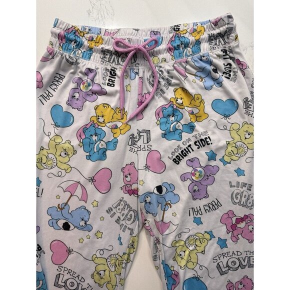 Care Bears Pajamas Pants Womens Size Small Joggers 80's Retro Toy Sleepwear - Picture 3 of 16